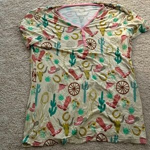 Little Sleepies Ready to Rodeo Women’s Top